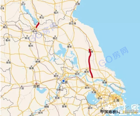 盐靖高速未来将北接规划的临盐高速,南接江阴大桥,构成纵贯全省的